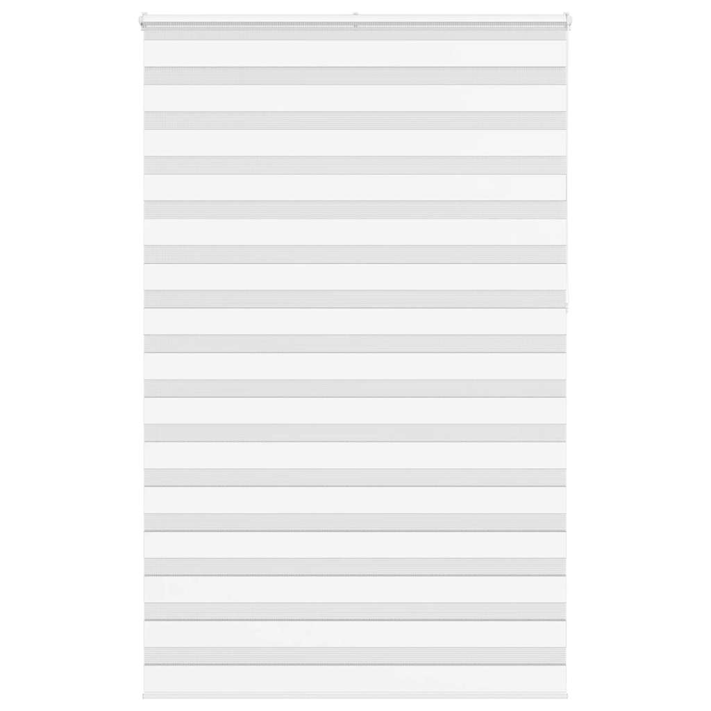 VidaXL Zebra-Rollo 145x230 cm Stoffbreite 140,9 cm Polyester weiß