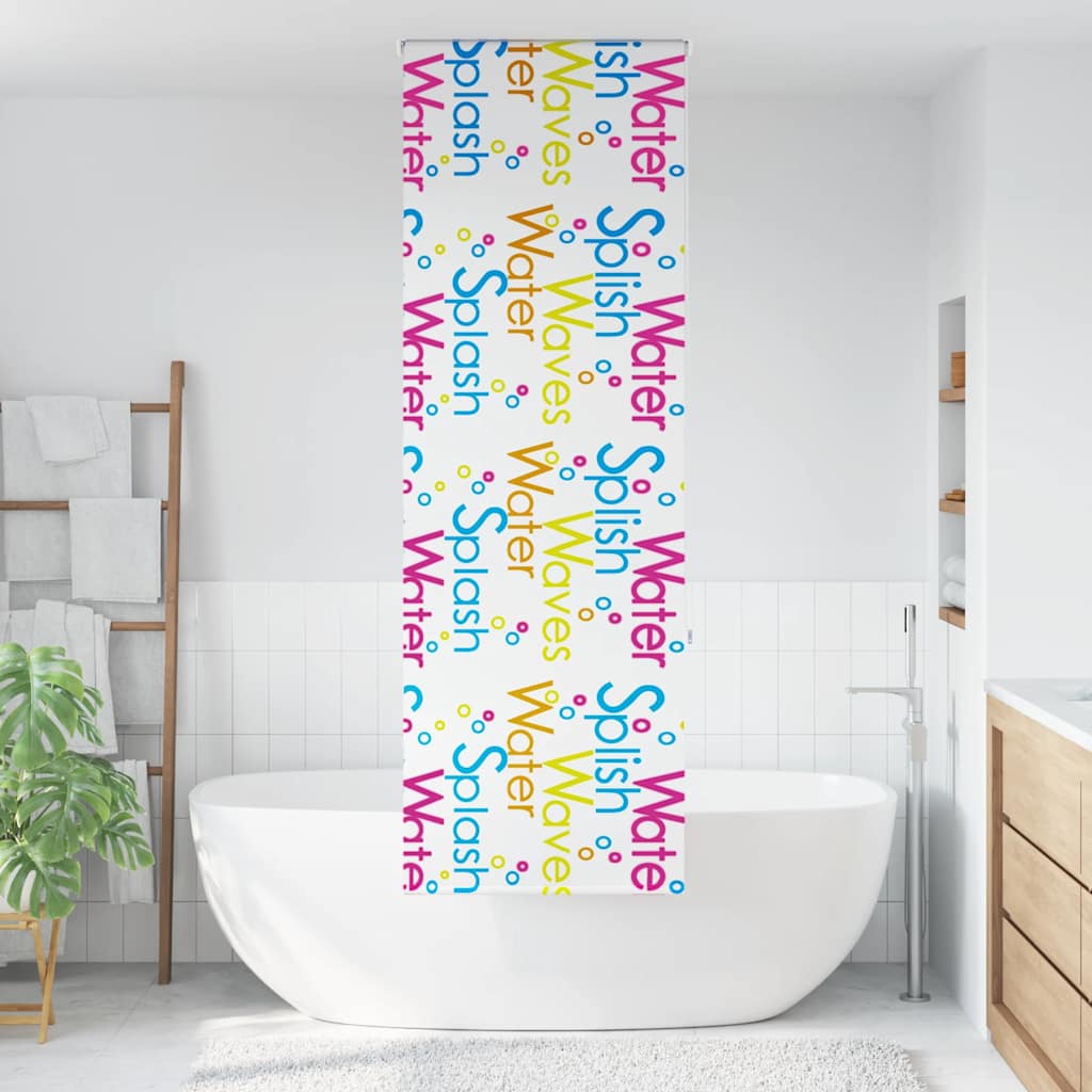 Vidaxl doucherolgordijn 80x240 cm stofbreedte 76 cm
