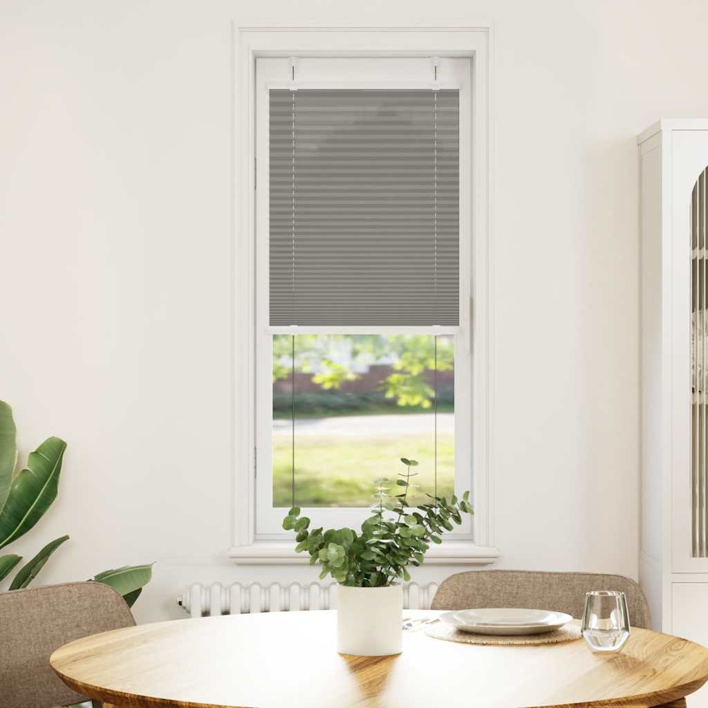 Vidaxx Plissee-Rollo 50x100 cm Stoffbreite 49,4 cm Anthrazit