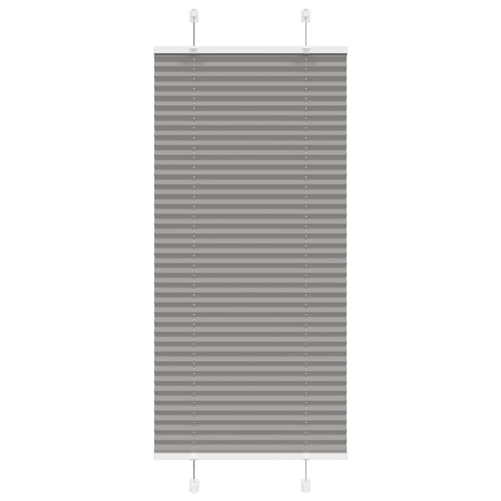 Vidaxx Plissee-Rollo 65x100 cm Stoffbreite 64,4 cm Anthrazit