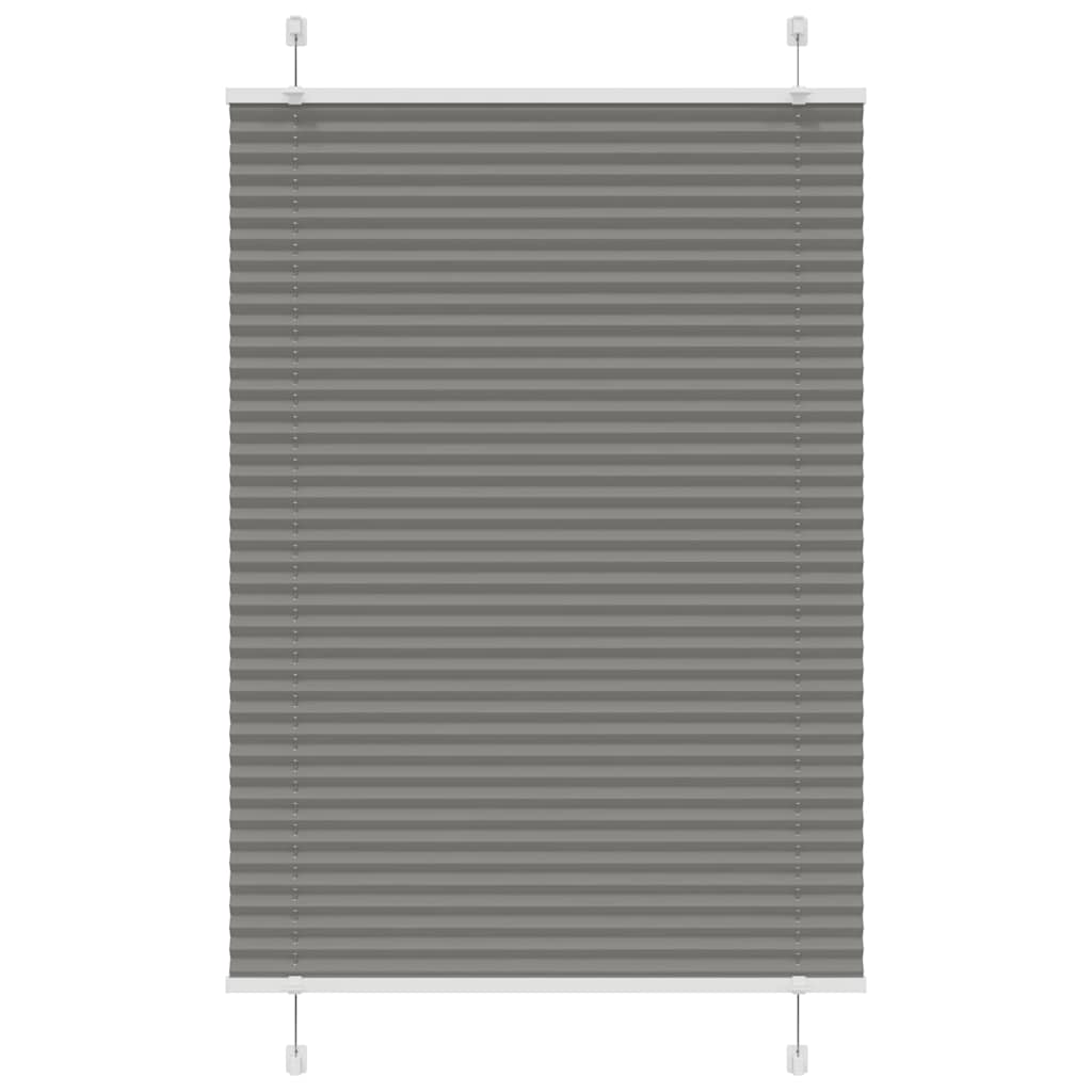 Vidaxx Plissee-Rollo 90x100 cm Stoffbreite 89,4 cm Anthrazit