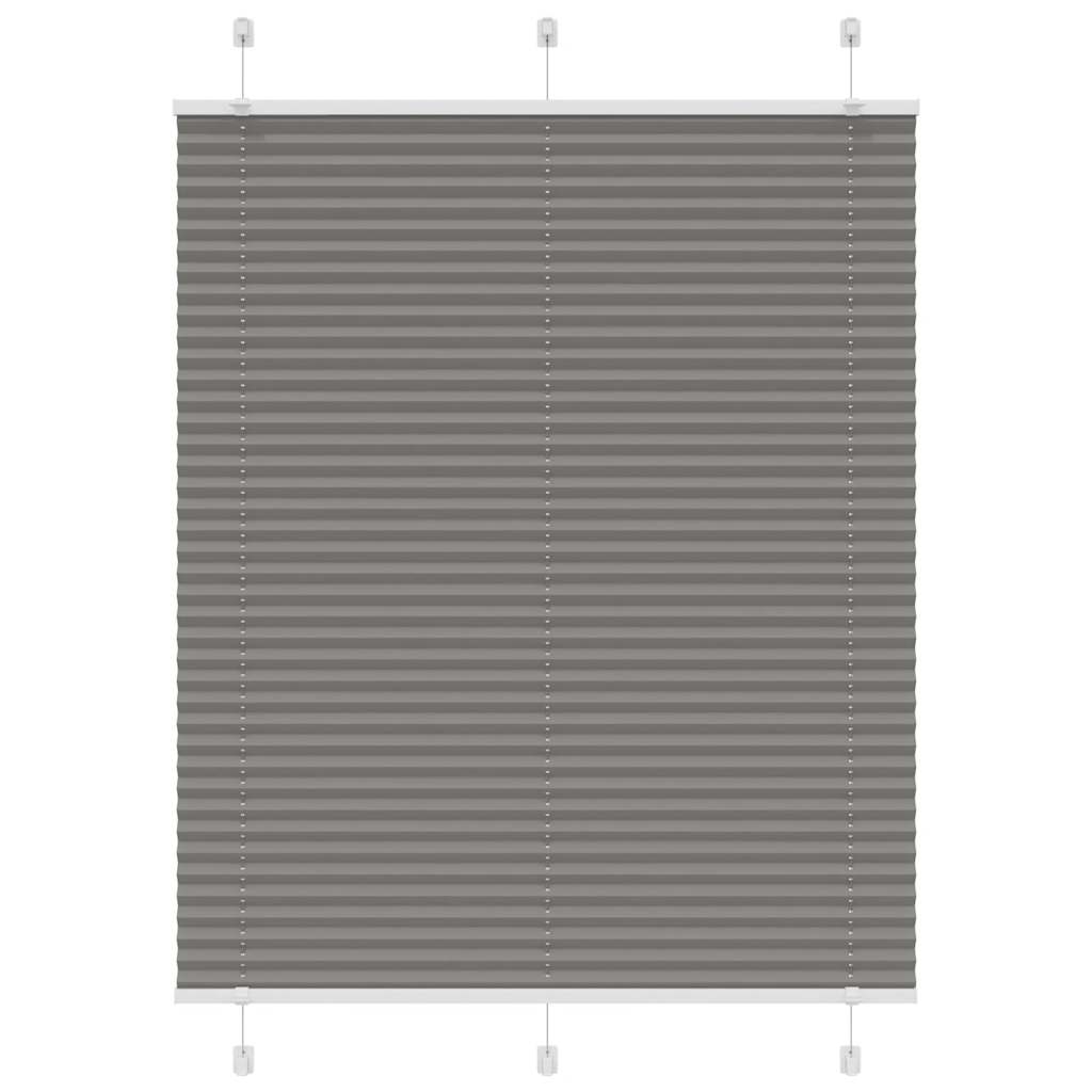 Vidaxx Plissee-Rollo 105x100 cm Stoffbreite 104,4 cm Anthrazit