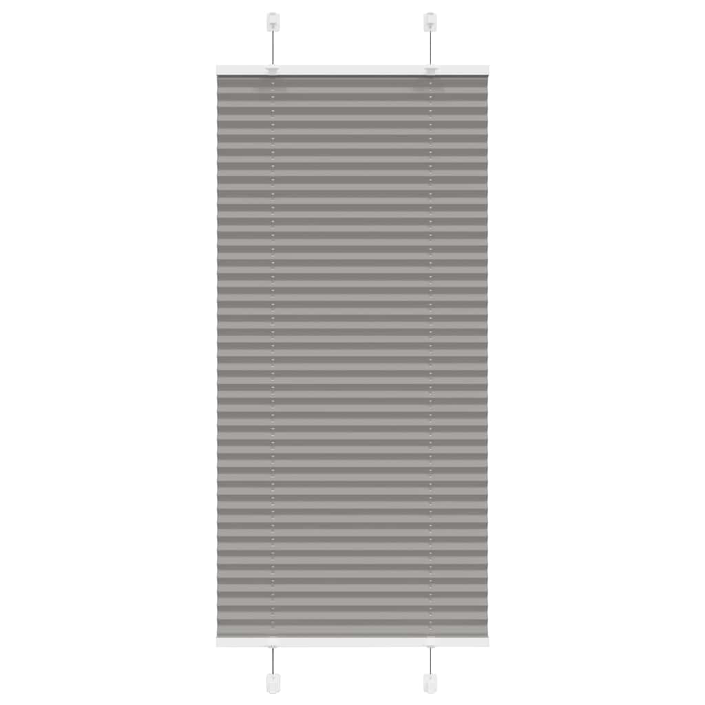 Vidaxx Plissee-Rollo 55x150 cm Stoffbreite 54,4 cm Anthrazit