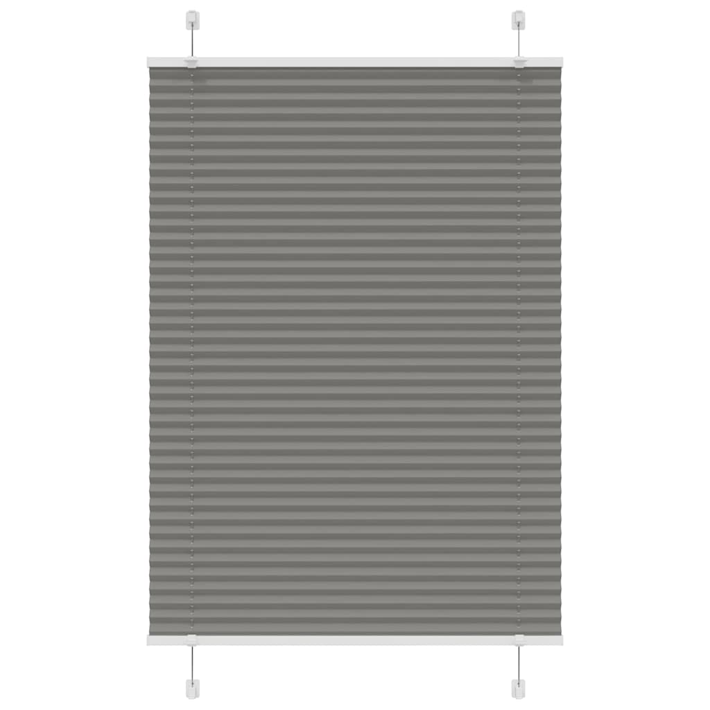 Vidaxx Plissee-Rollo 85x150 cm Stoffbreite 84,4 cm Anthrazit