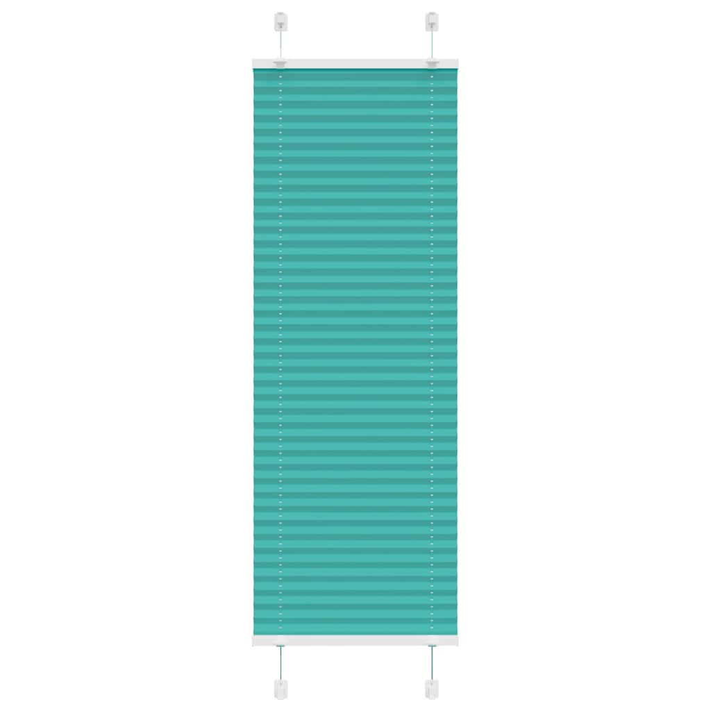 Vidaxl plissé rolgordijn 40x150 cm stofbreedte 39,4 cm petrol groen
