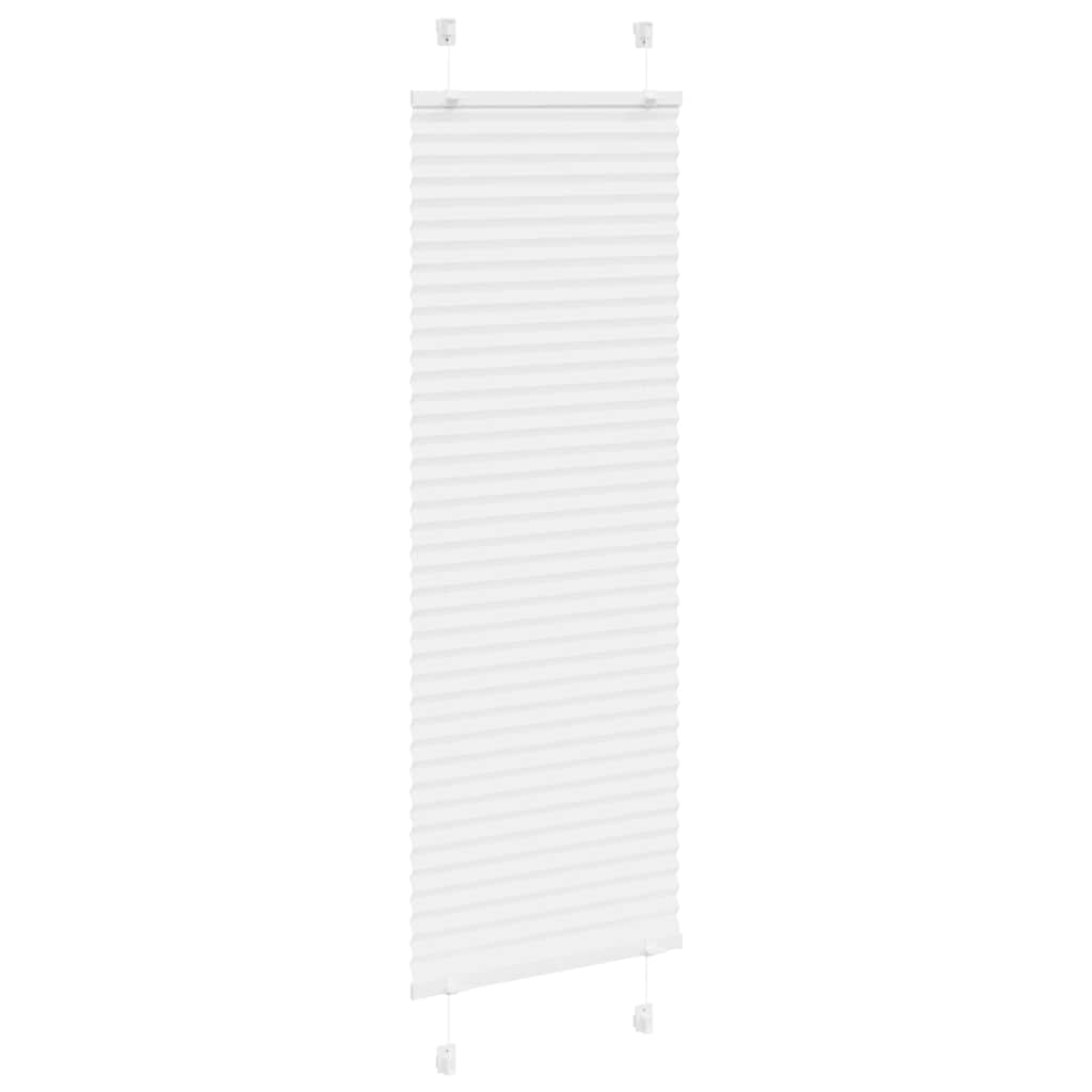 Vidaxl plissé rolgordijn 40x100 cm stofbreedte 39,4 cm polyester wit
