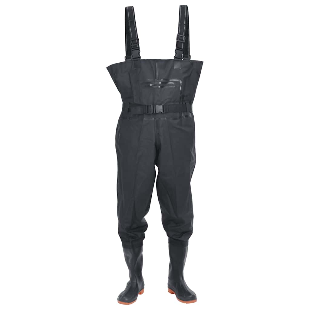 Vidaxl Watanzug mit Stiefeln und Gürtel Größe 40 schwarz