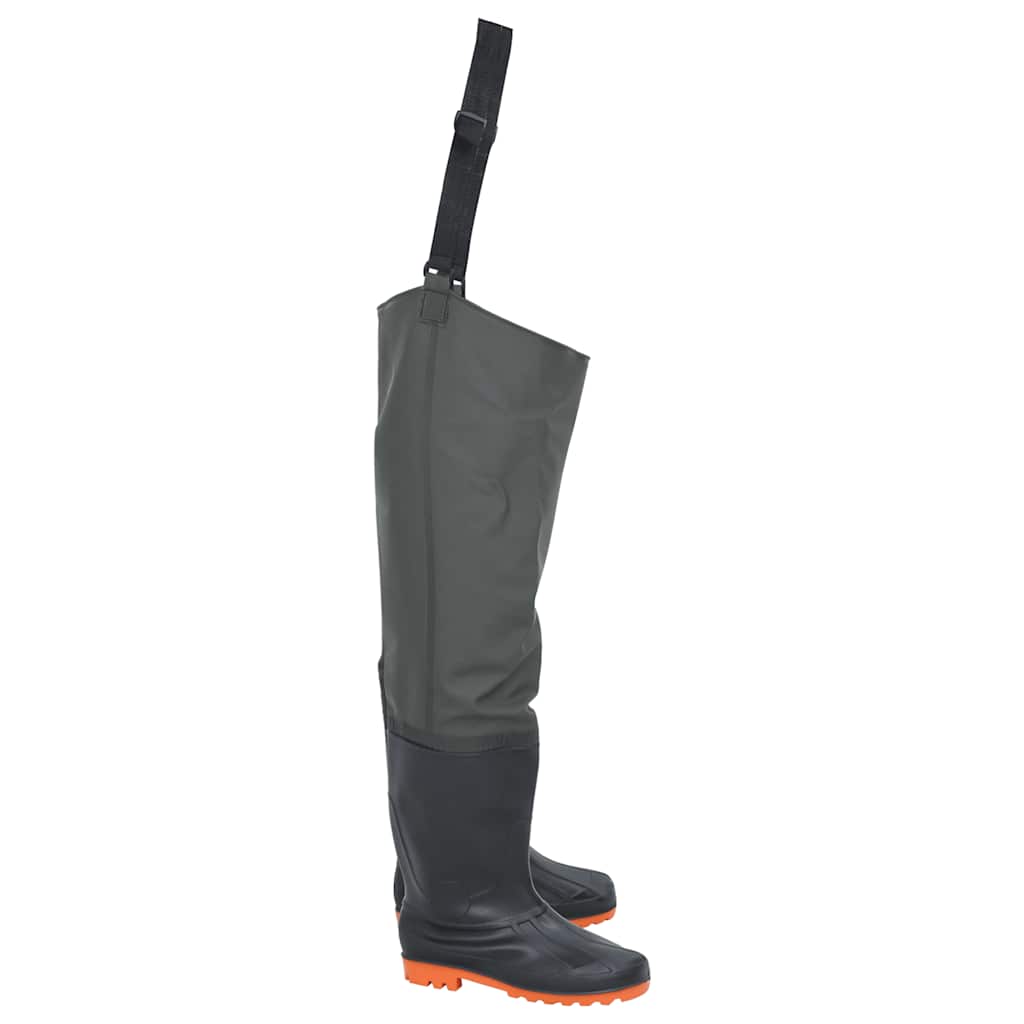 VidaXL Angelstiefel Größe 44 dunkelgrün
