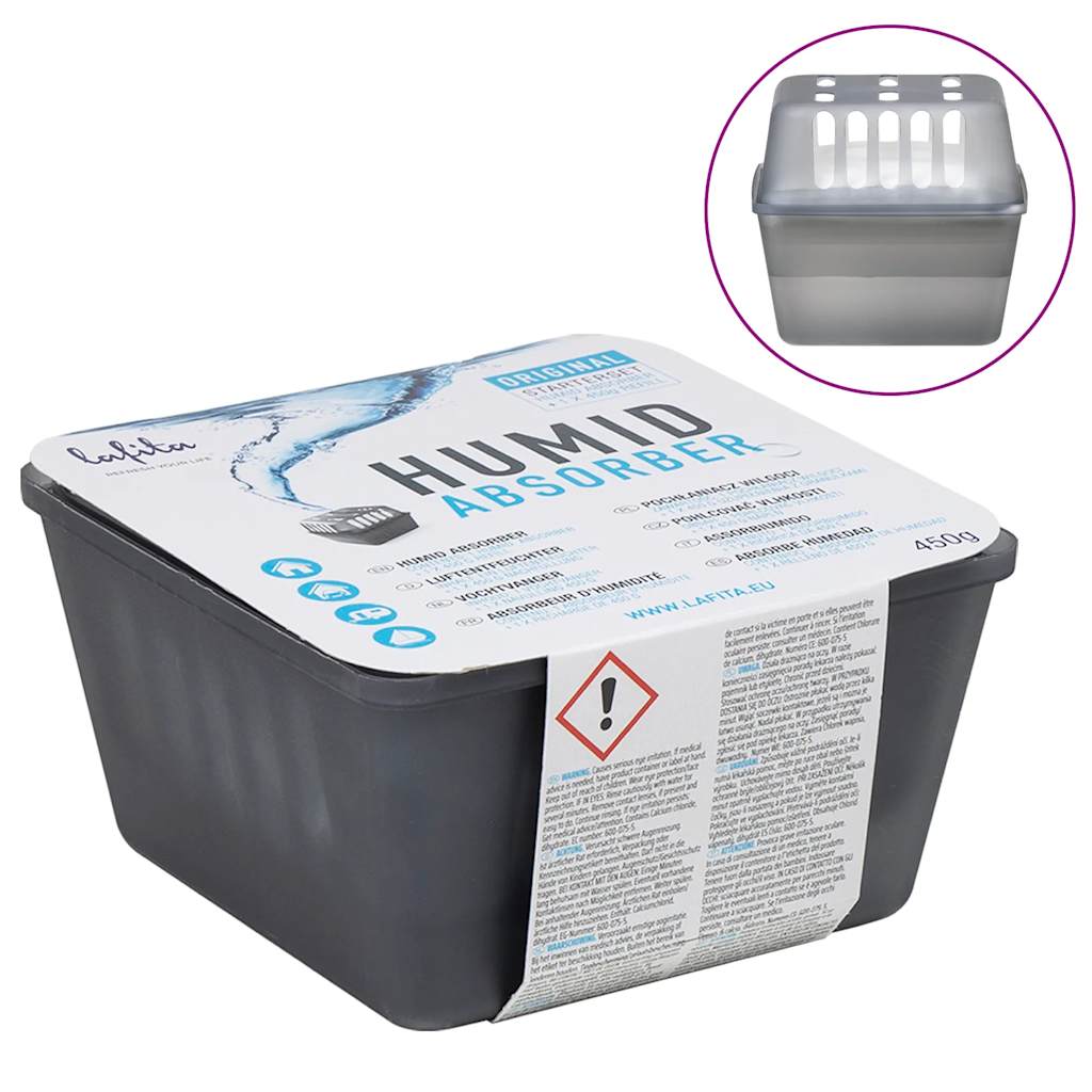Vidaxl-Luftentfeuchter mit Nachfüllbeuteln 2 Stück 450 g