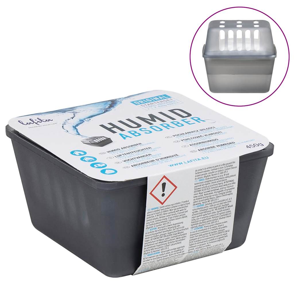 Vidaxl Luftentfeuchter mit Nachfüllbeutel 4 Stück 450 g