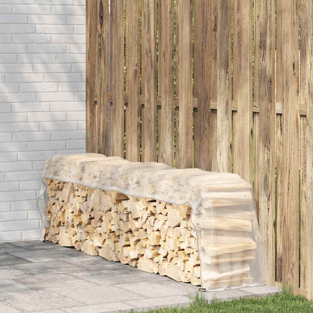 Vidaxl Doorzichtig Zeildoek mit Zeilringen 1x4 m Polyethylen