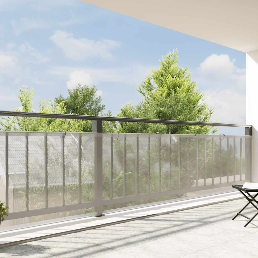 Vidaxx transparente Plane mit Ösen 1x10 m Polyethylen