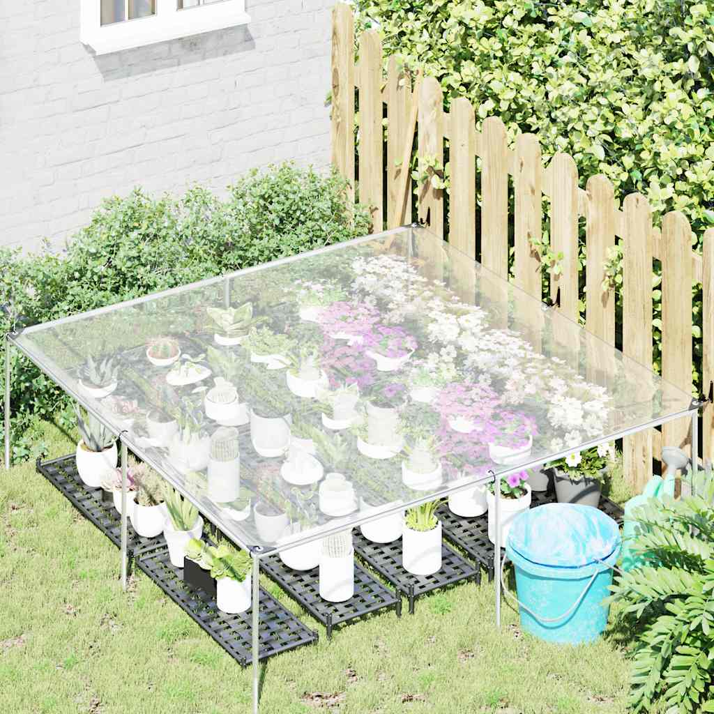 Vidaxx transparente Abdeckung mit Ösen 2x2 m Polyethylen