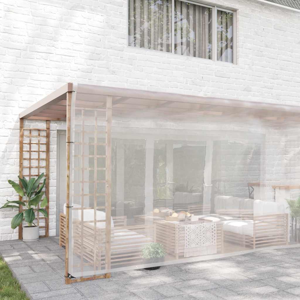 Vidaxx transparente Plane mit Ösen 6x10 m Polyethylen
