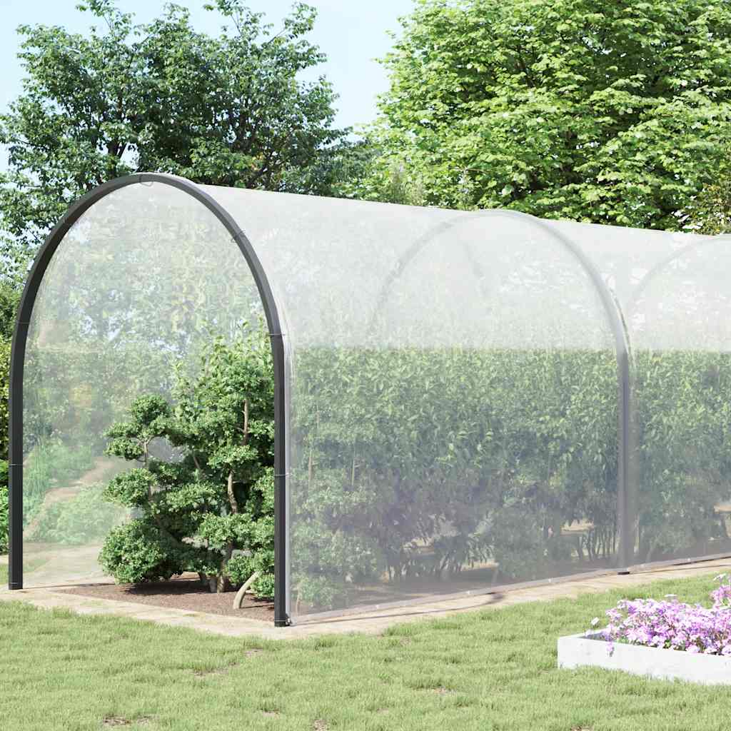 Vidaxx transparente Plane mit Ösen 10x10 m Polyethylen