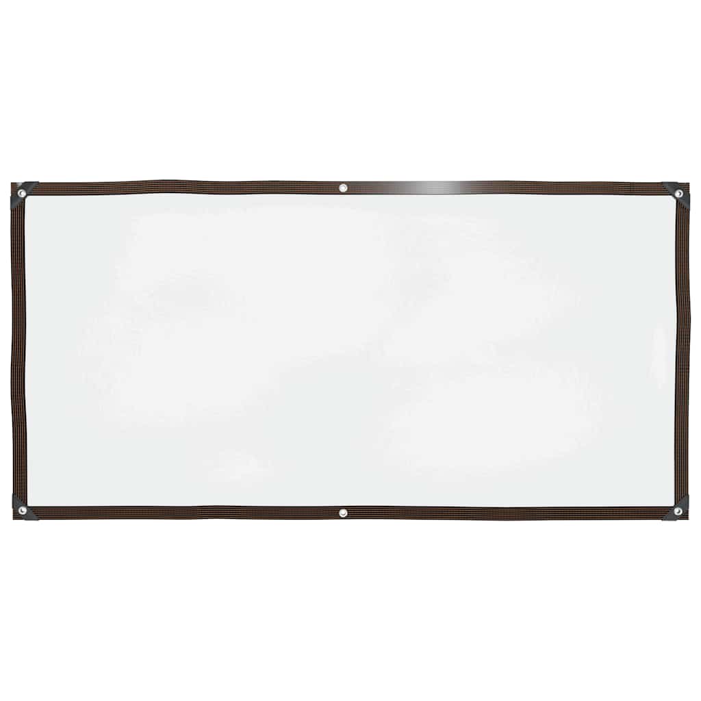Vidaxx transparente Plane mit Ösen 1x2 m Polyethylen