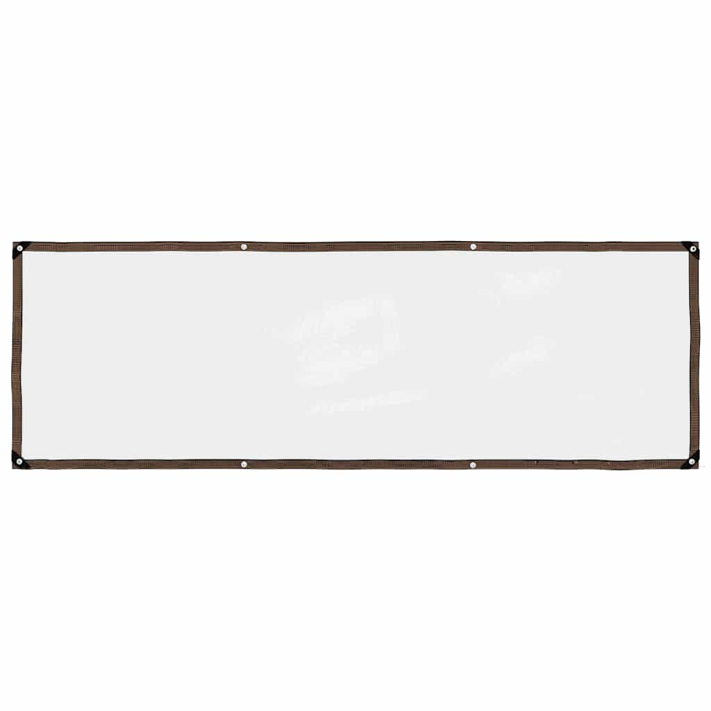 Vidaxx transparente Plane mit Ösen 1x3 m Polyethylen