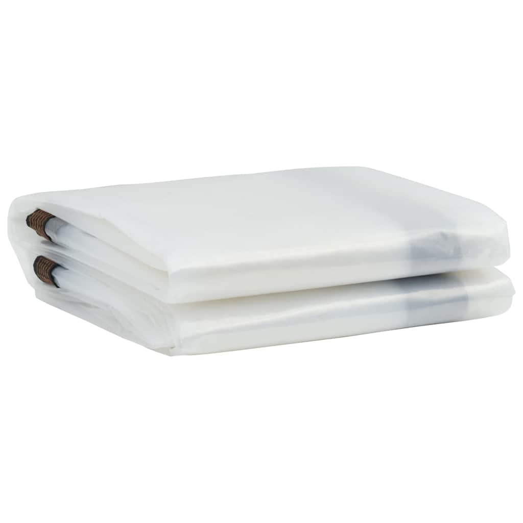 Vidaxx transparente Plane mit Ösen 4x6 m Polyethylen