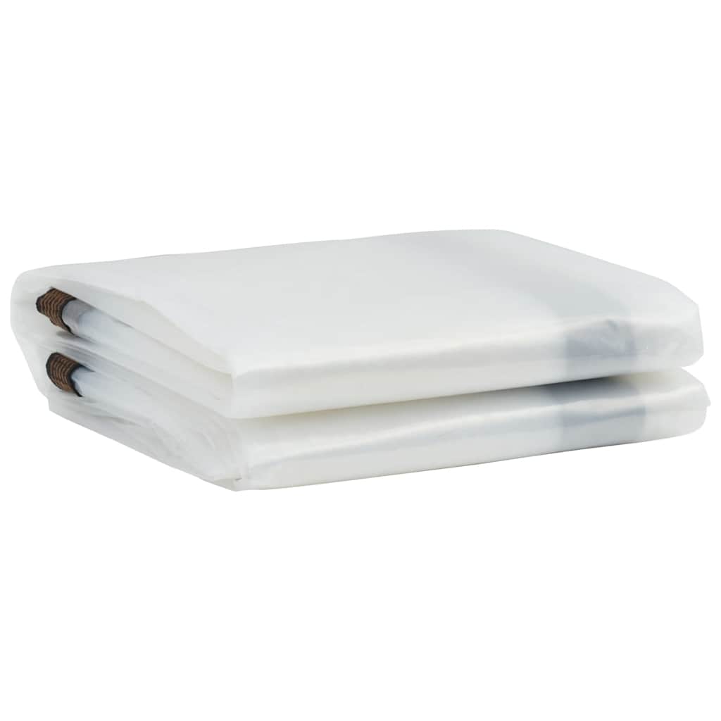 Vidaxx transparente Plane mit Ösen 4x8 m Polyethylen