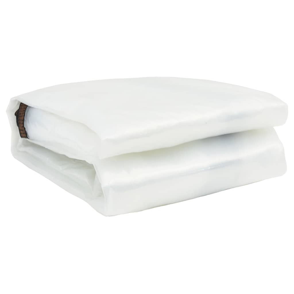 Vidaxx transparente Plane mit Ösen 6x6 m Polyethylen