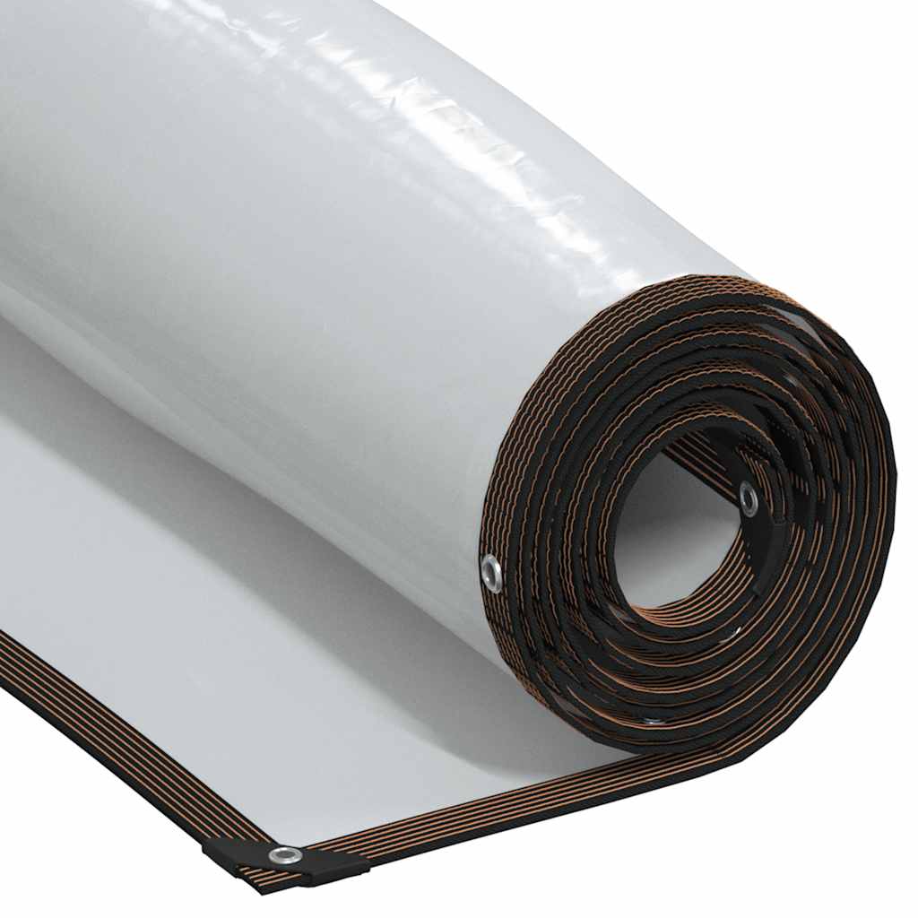 Vidaxx transparente Plane mit Ösen 8x8 m Polyethylen
