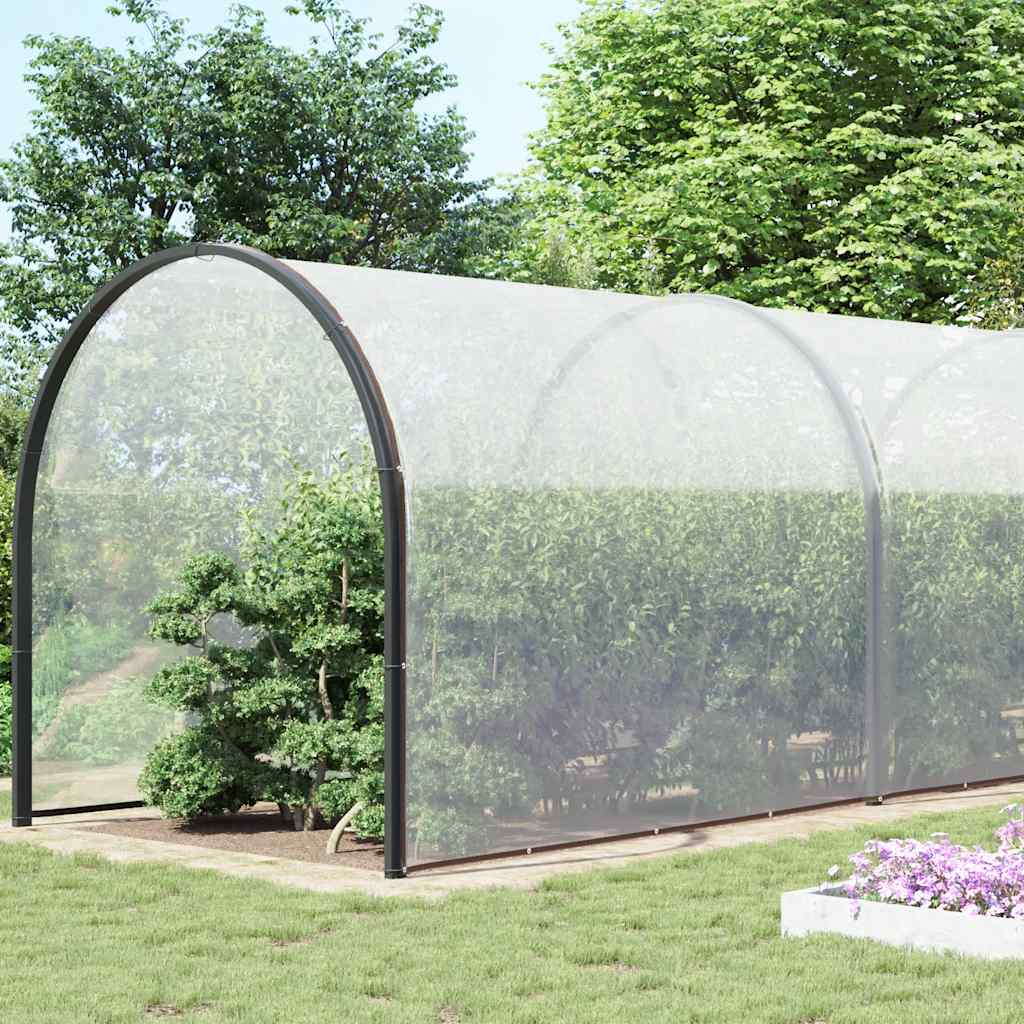 Vidaxx transparente Plane mit Ösen 8x12 m Polyethylen