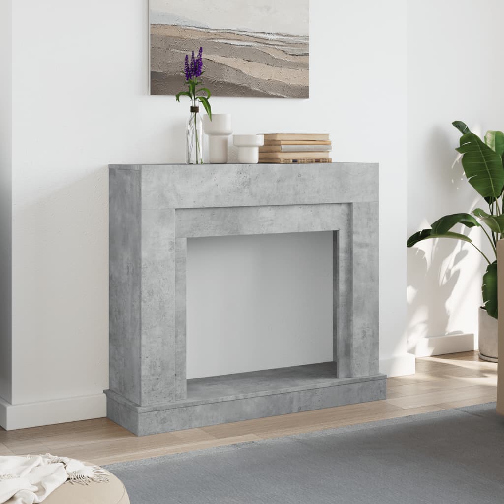 Vidaxl haardombouw 100x30x87,5 cm bewerkt hout betongrijs