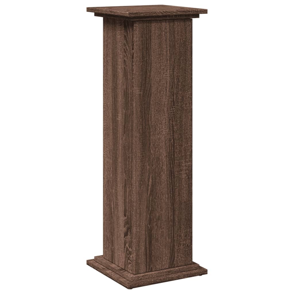 Vidaxx Sockel mit Stauraum 31x30x90 cm Fertigholz Eiche braun