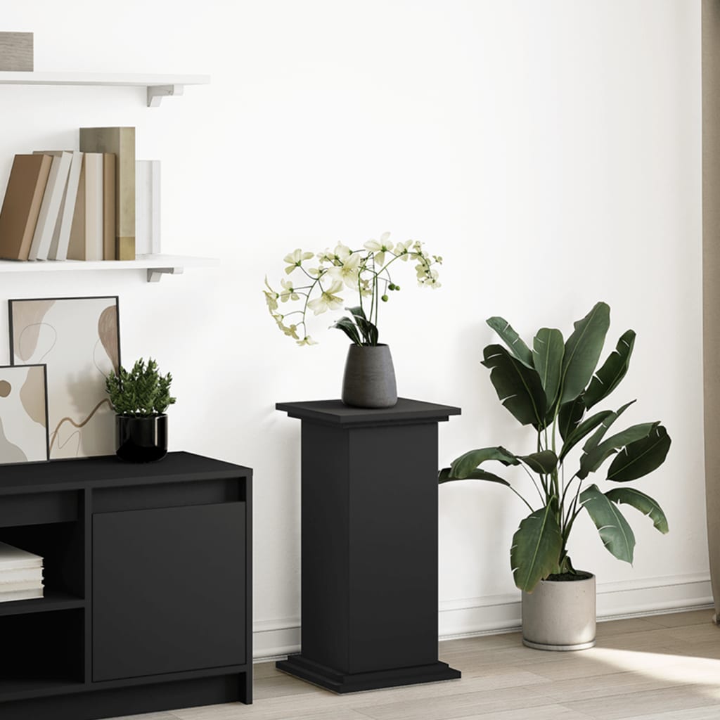 Vidaxx Sockel mit Stauraum 31x30x60 cm lackiertes Holz schwarz