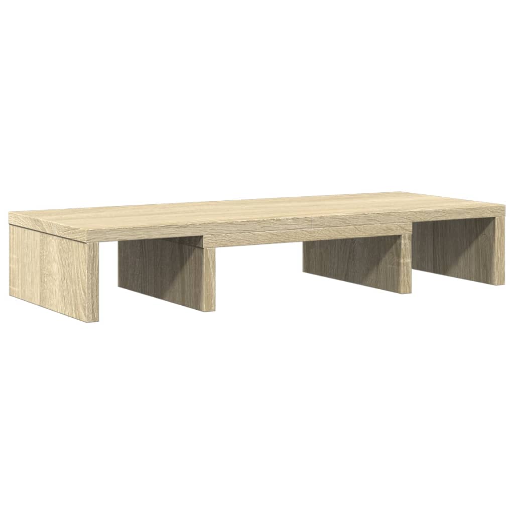 Vidaxx Monitorständer verstellbar 60x24x10,5 cm Holz Sonoma-Eiche