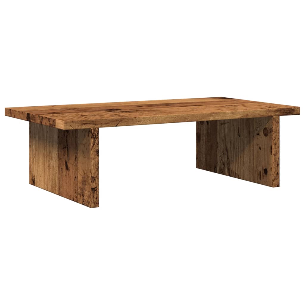 Vidaxxl Monitorständer 50x27x15 cm verarbeitetes Holz, altholzfarben