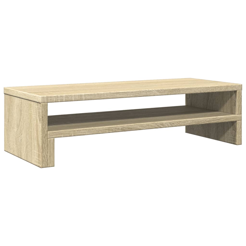 Vidaxxl Monitorständer 54x22x15 cm, Holzwerkstoff Sonoma-Eiche-farbig