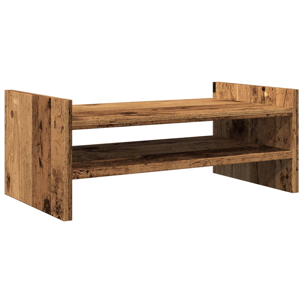 Vidaxxl Monitorständer 50x27x20 cm verarbeitetes Holz, altholzfarben