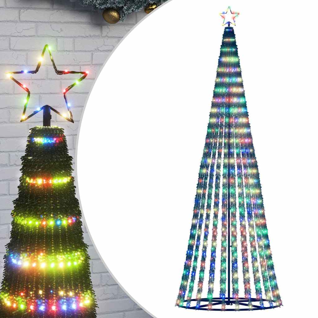 VidaXL Lichtkegel 475 mehrfarbige LEDs 247 cm