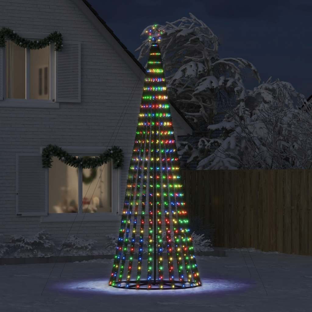 Vidaxxl LED-Weihnachtsbaum 1028 LEDs bunt 403 cm