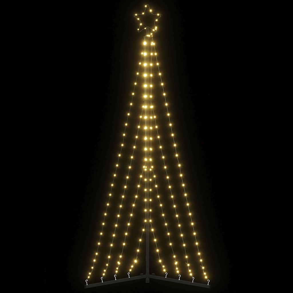 Vidaxxl LED-Weihnachtsbaum 339 LEDs warmweiß 187 cm
