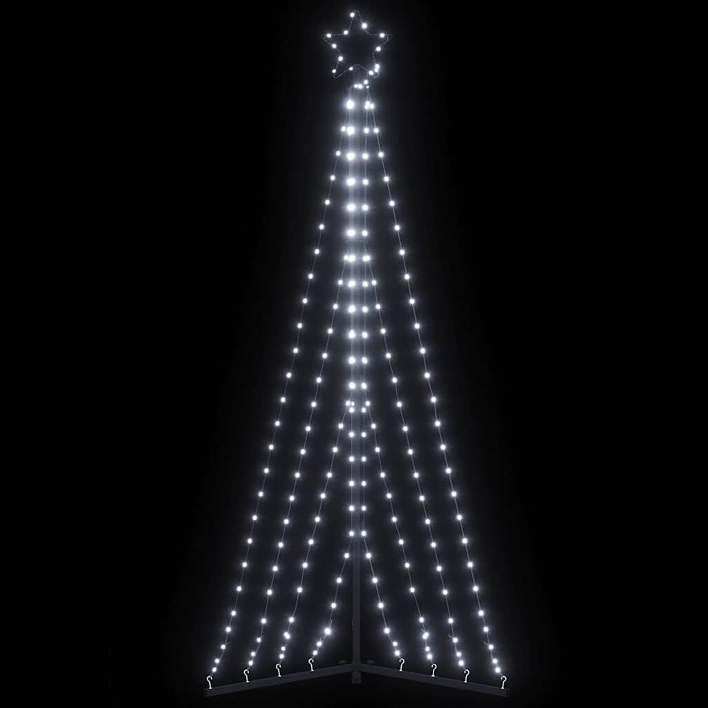 Vidaxxl LED-Weihnachtsbaum 339 LEDs kaltweiß 187 cm