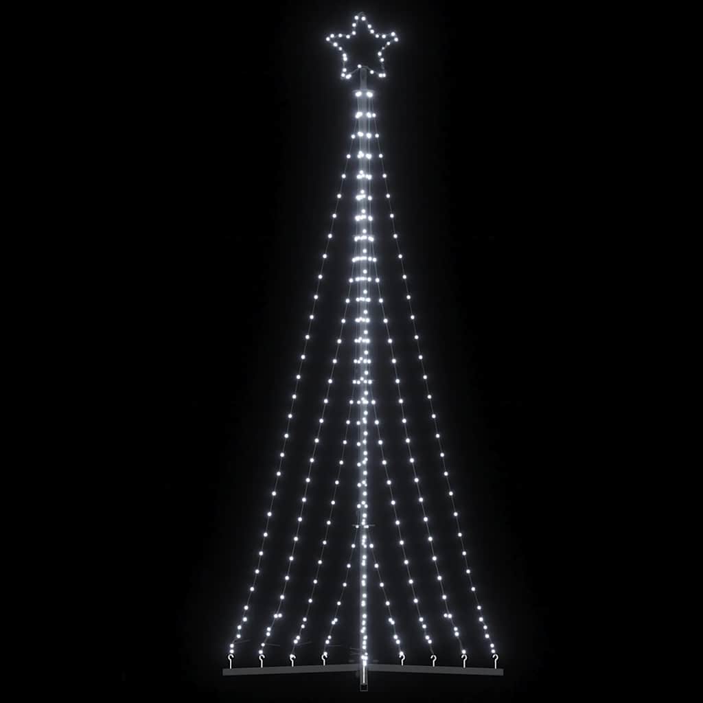 Vidaxxl LED-Weihnachtsbaum 447 LEDs kaltweiß 249 cm