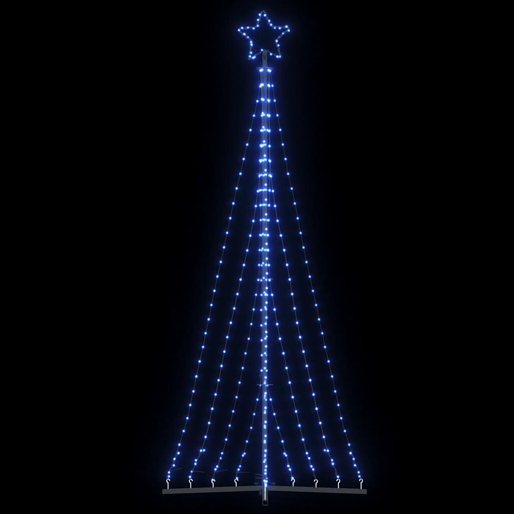 Vidaxxl LED-Weihnachtsbaum 447 LEDs 249 cm blau