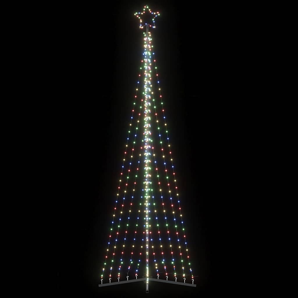 Vidaxxl LED-Weihnachtsbaum 495 LEDs bunt 300,5 cm