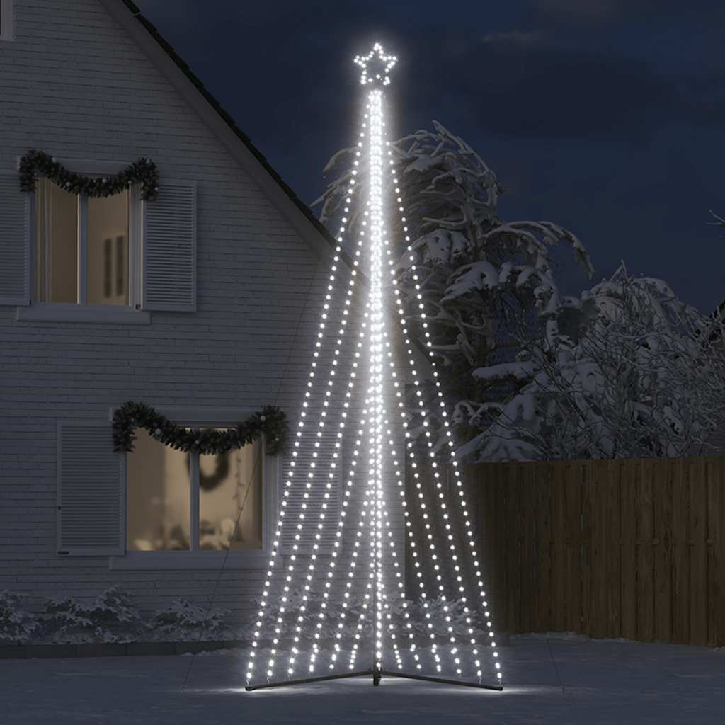 Vidaxxl LED-Weihnachtsbaum 789 LEDs kaltweiß 476 cm