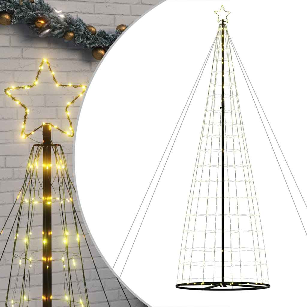 Vidaxxl LED-Weihnachtsbaum 1534 LEDs warmweiß 503 cm