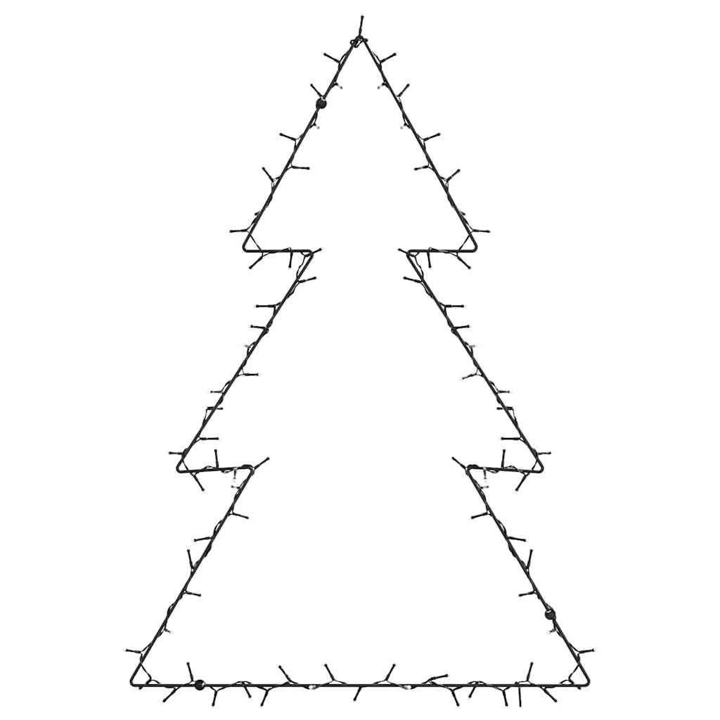 VidaXL Weihnachtsbeleuchtung Weihnachtsbaum Silhouette 115 LEDs warmweiß
