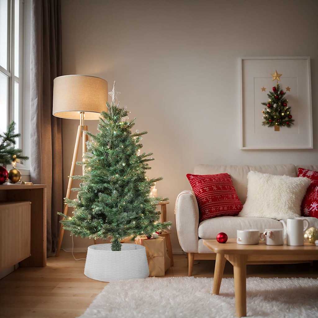Vidaxx Weihnachtsbaumrock ø65x23 cm Kunststoff weiß