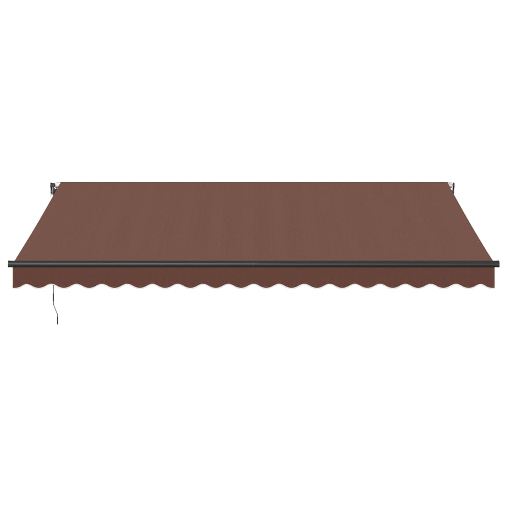 VidaXL Markise automatisch ausziehbar 450x300 cm braun
