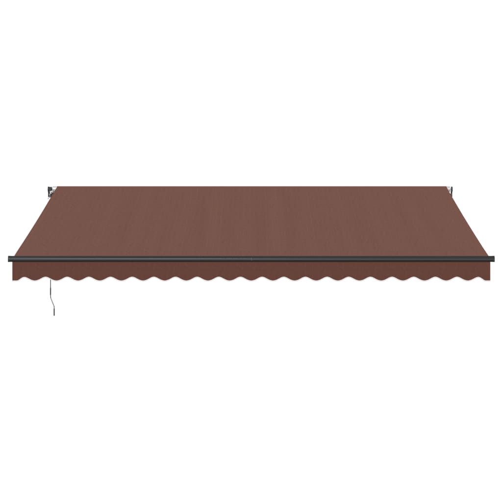 VidaXL Markise manuell ausziehbar 500x300 cm braun