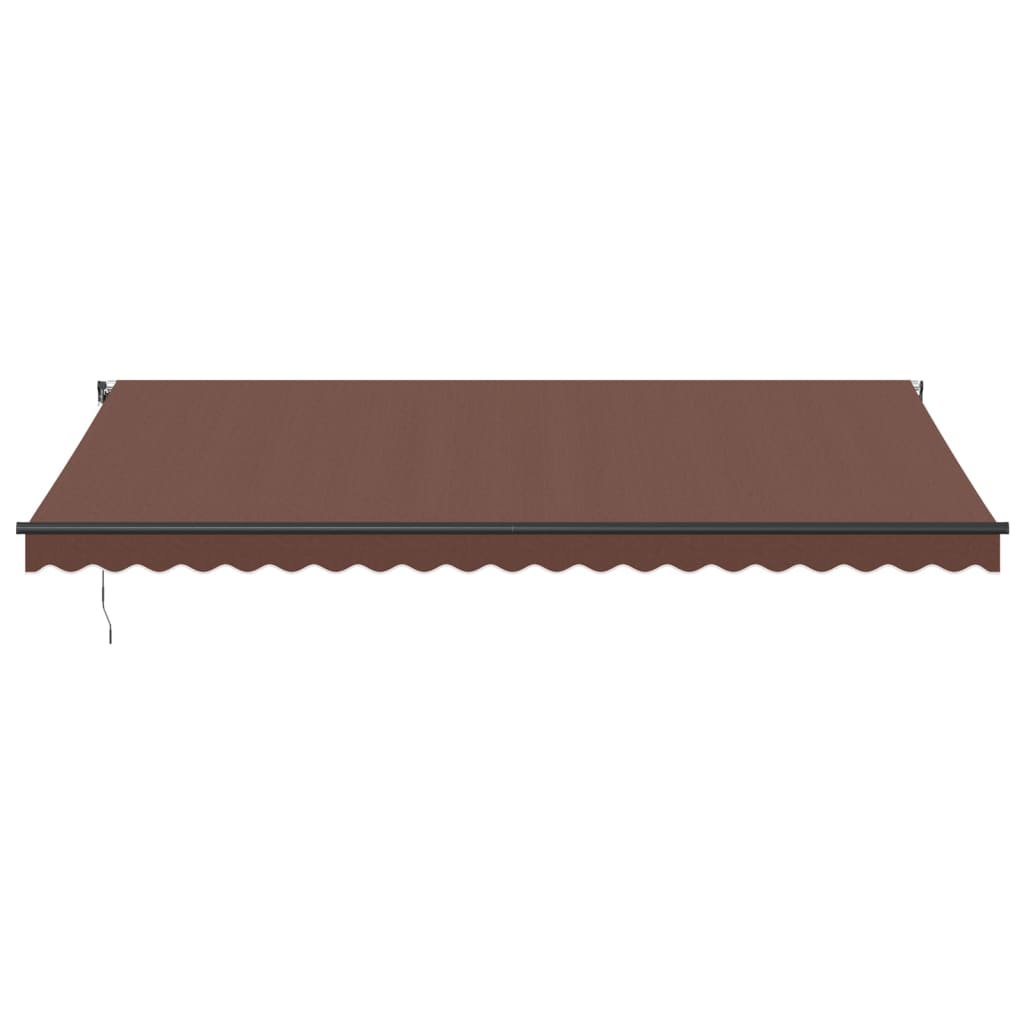 VidaXL Markise automatisch ausziehbar 500x300 cm braun