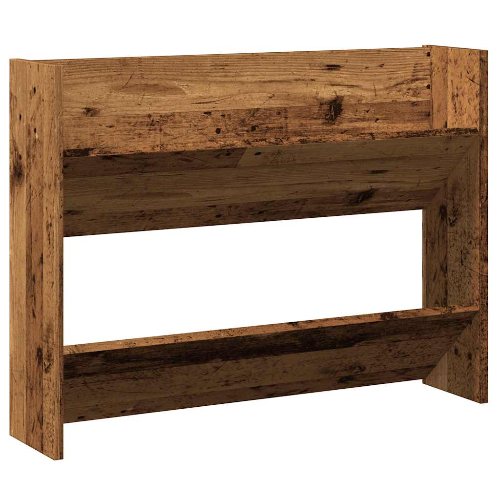 Vidaxx Wandschuhschrank 80x18x60 cm fertiges Holz, altholzfarben