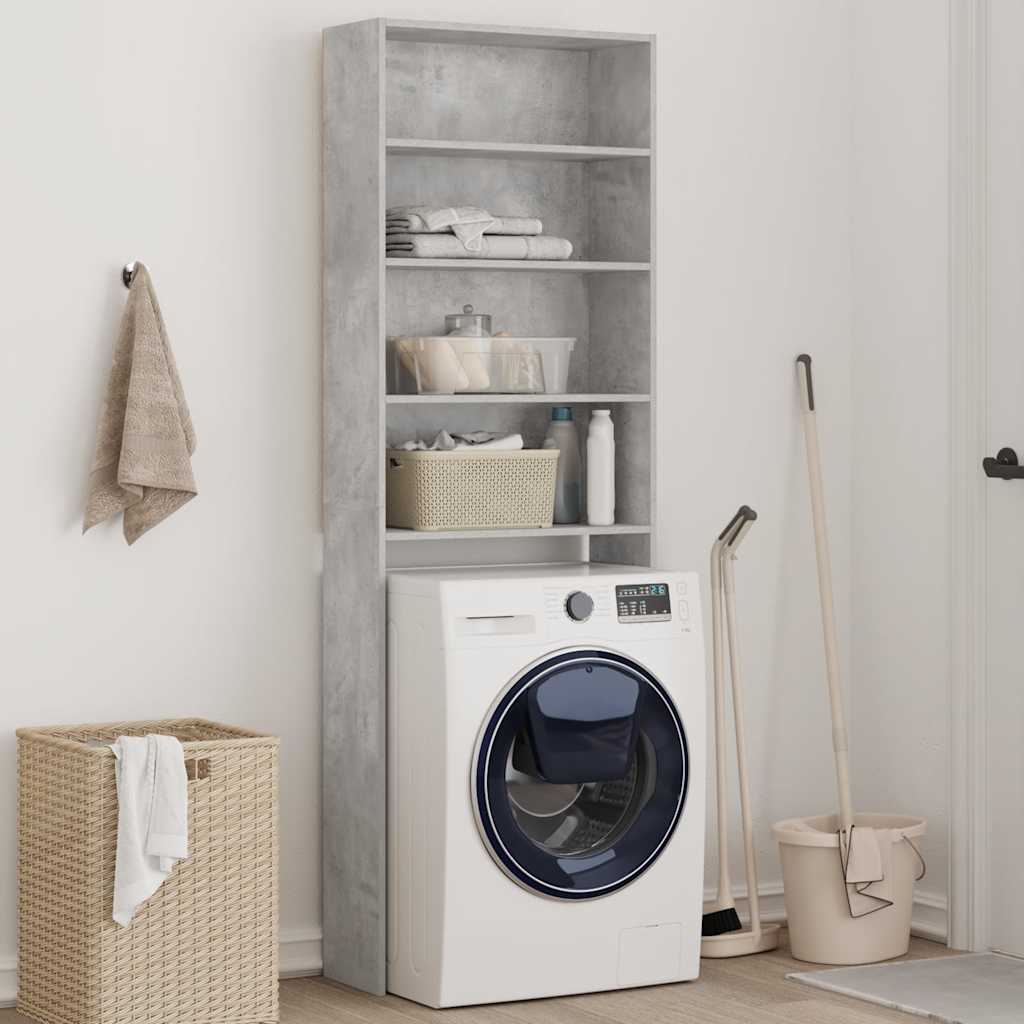 Vidaxx Waschmaschinenschrank 64x24x190 cm betongrau