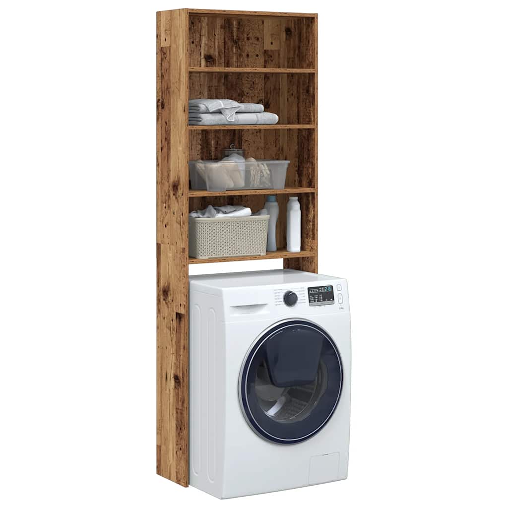 Vidaxx Waschmaschinenschrank 64x24x190 cm altholzfarben